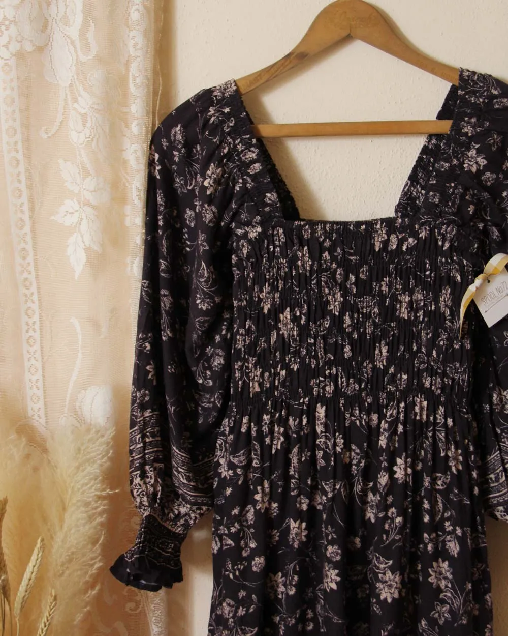 Midnight Flora Dress