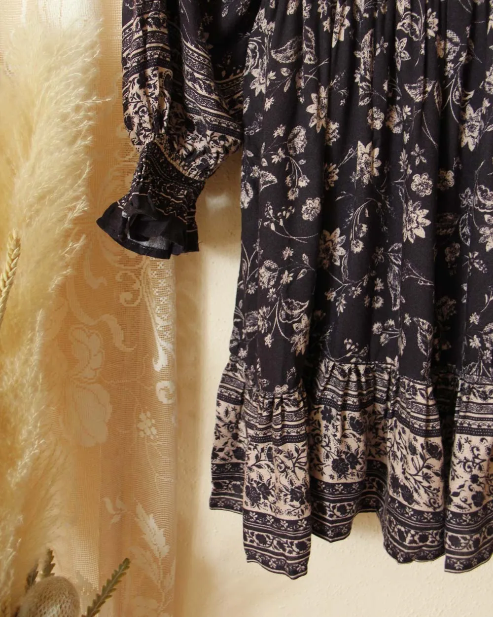 Midnight Flora Dress