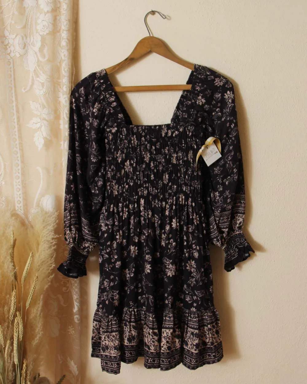 Midnight Flora Dress