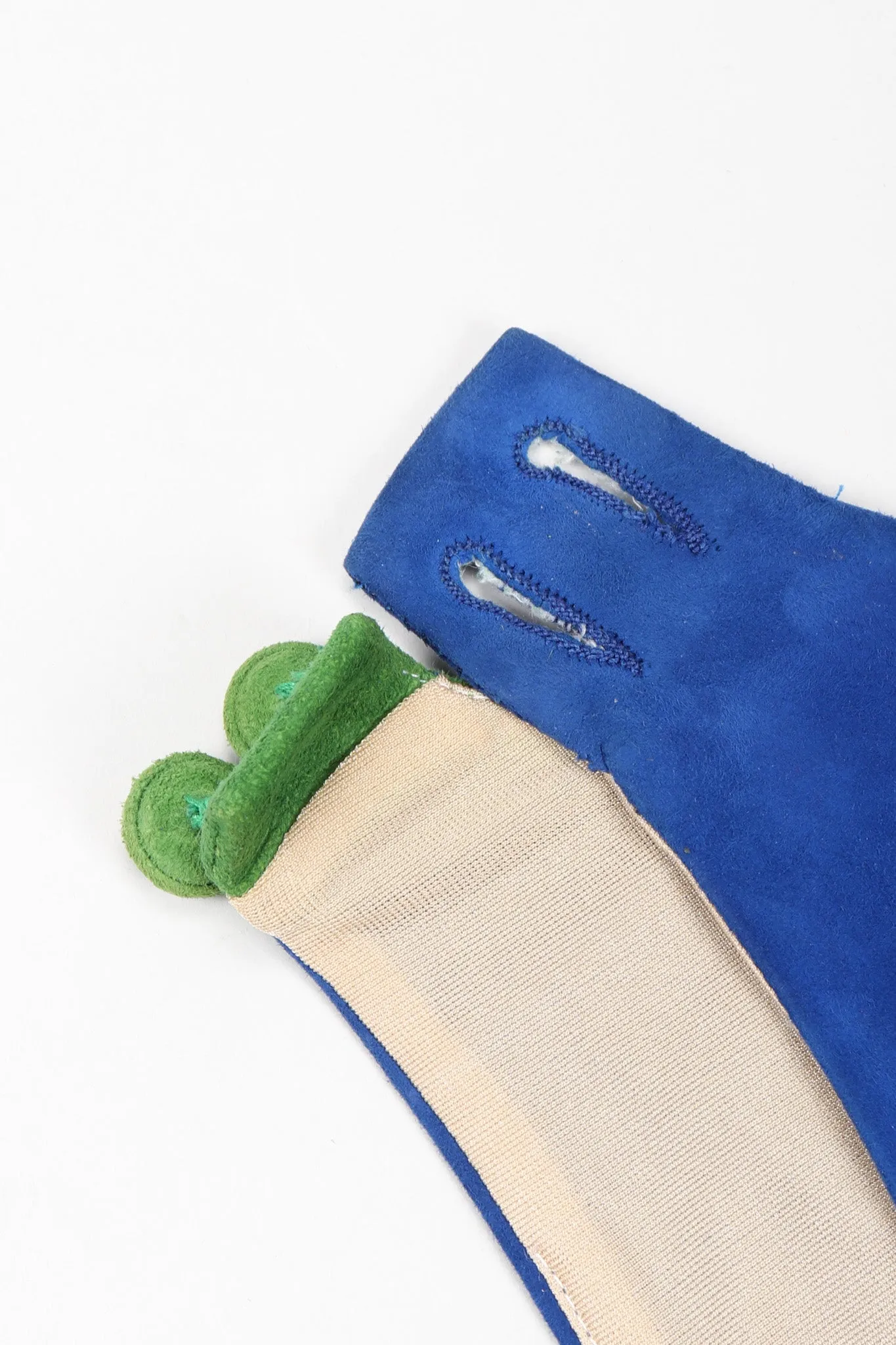 Mod Patchwork Suede Dress