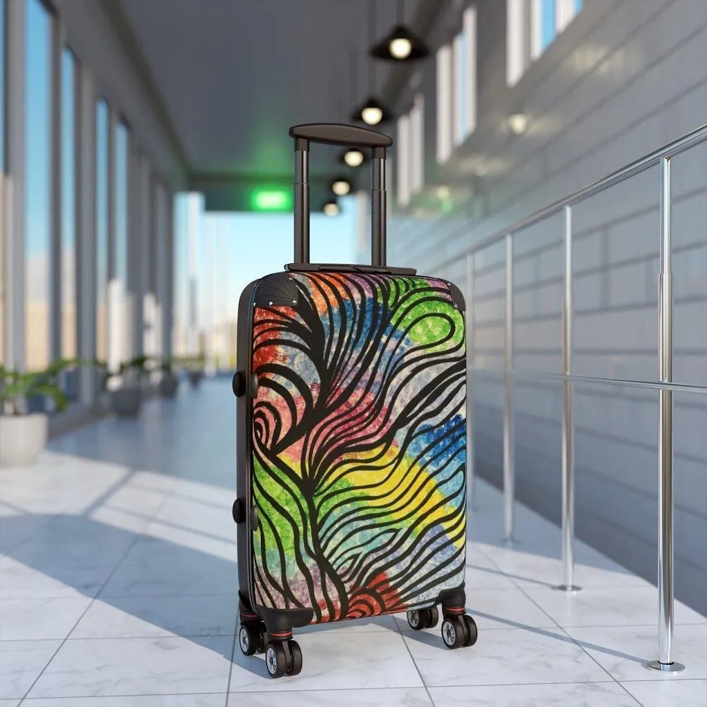 Moon's Wall Carryon Suitcase