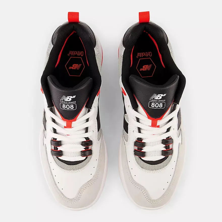 New Balance Numeric 808 Tiago Lemos Skateboard Shoe - White / Black