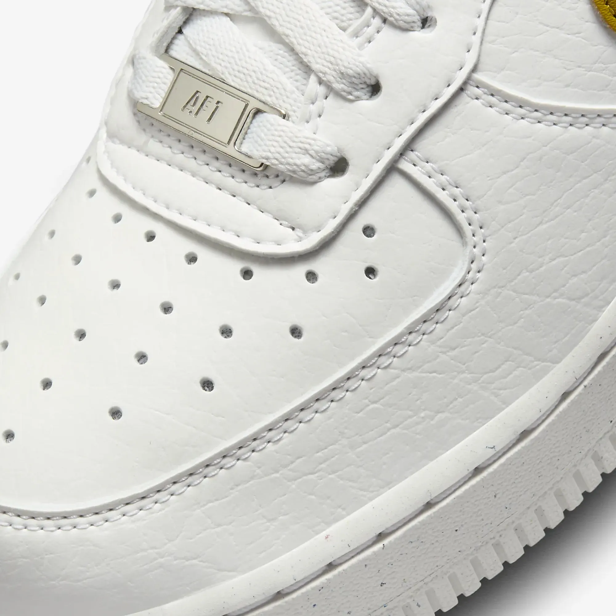 Nike | AIR FORCE 1 '07 NN { SUMMIT WHITE/BRONZINE-METALLIC SILVER