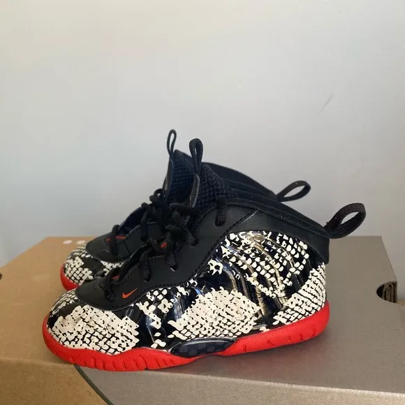Nike Little Posite Snake Skin Toddler Sneakers -  Sz 8 C