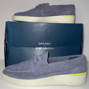 NWB Sperry X John Legend Signature Boat Shoe Gunmetal