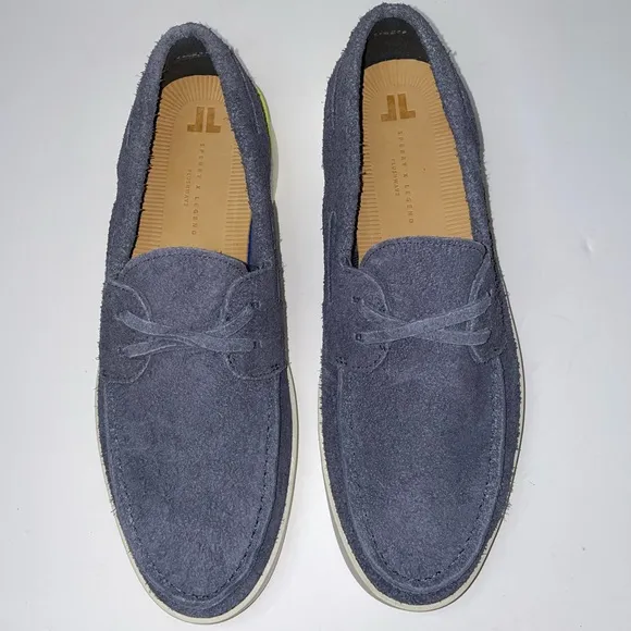 NWB Sperry X John Legend Signature Boat Shoe Gunmetal