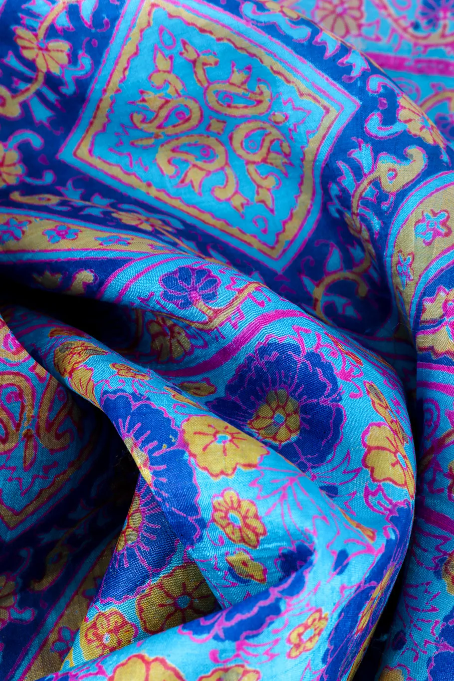 Paisley Silk Caftan