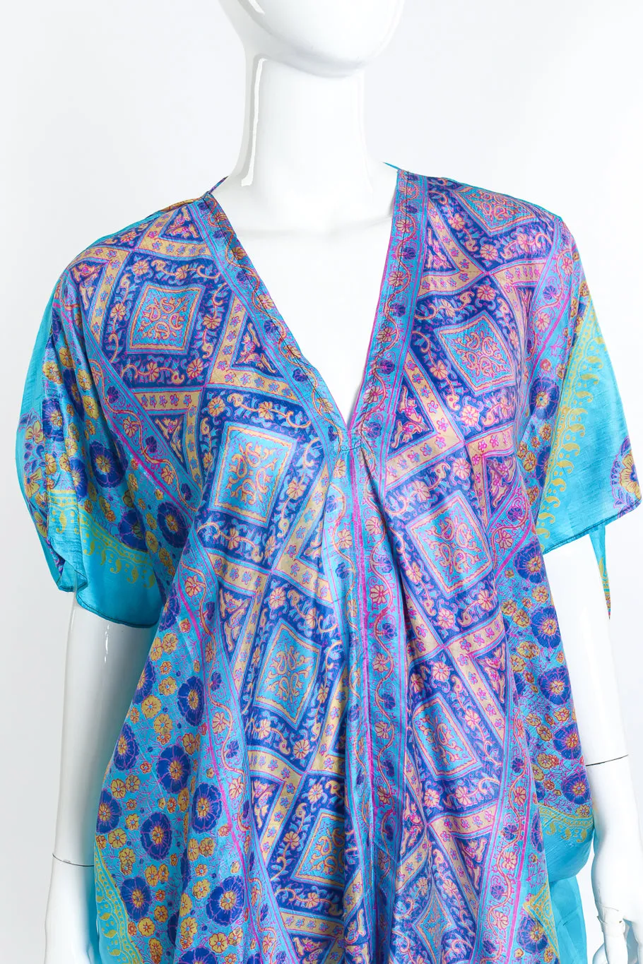 Paisley Silk Caftan