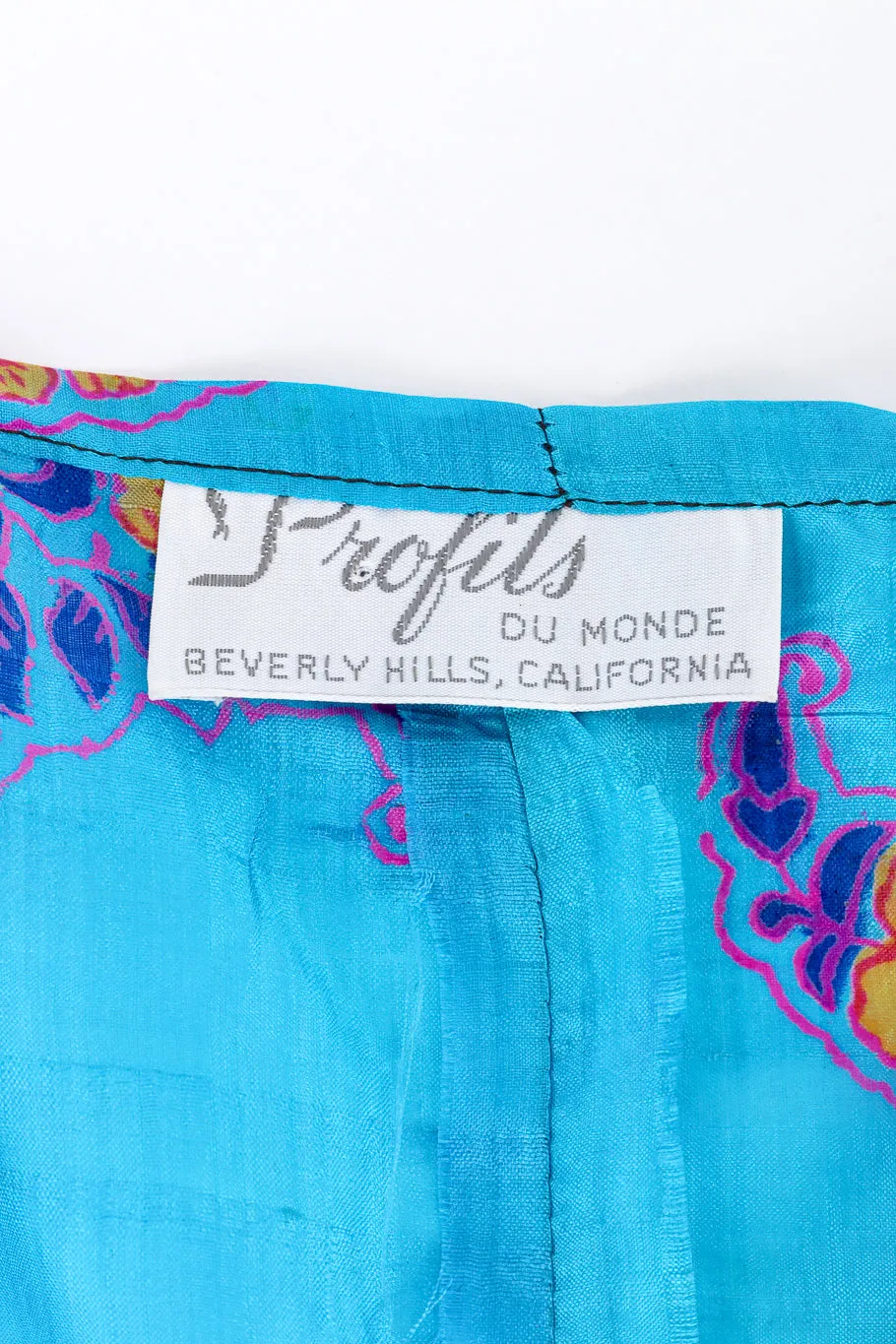 Paisley Silk Caftan