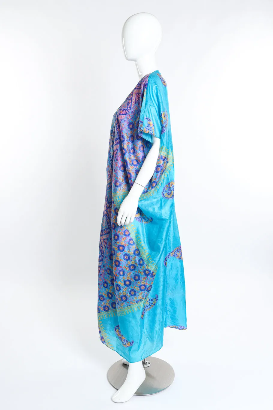Paisley Silk Caftan