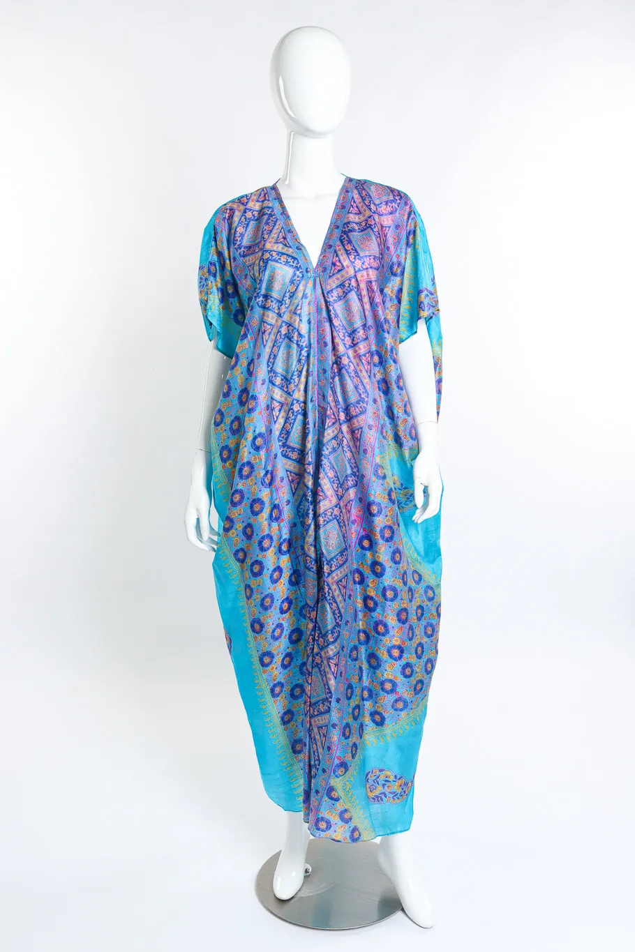 Paisley Silk Caftan