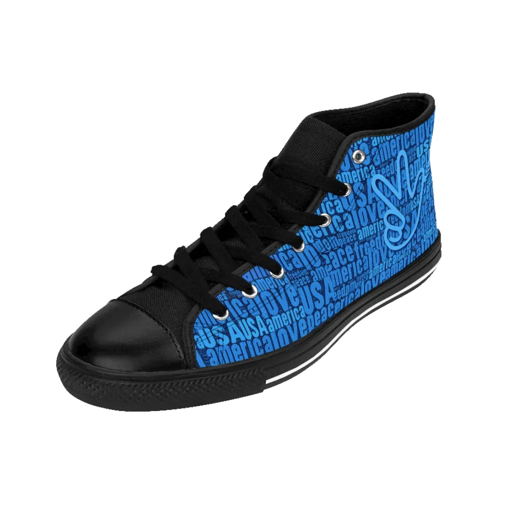 Peace Dove - USA - Women's High-top Sneakers
