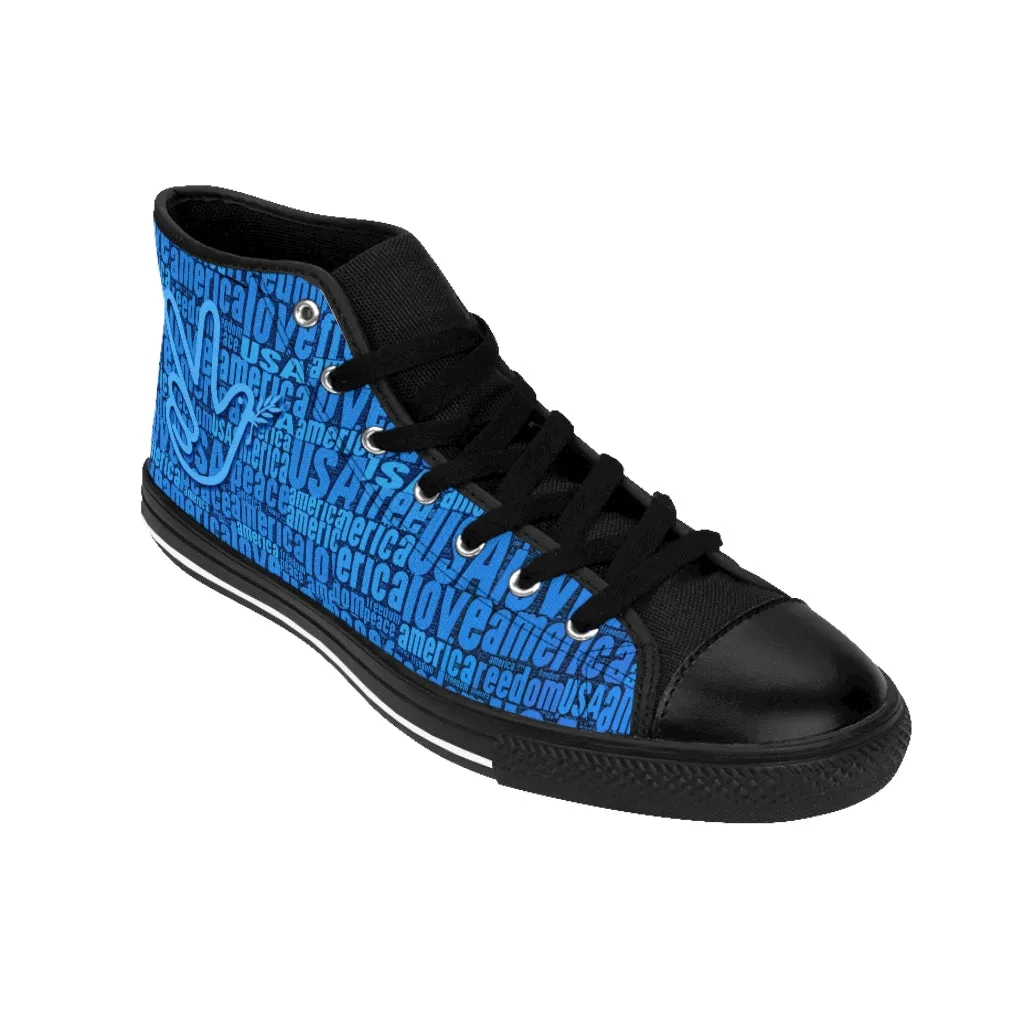 Peace Dove - USA - Women's High-top Sneakers