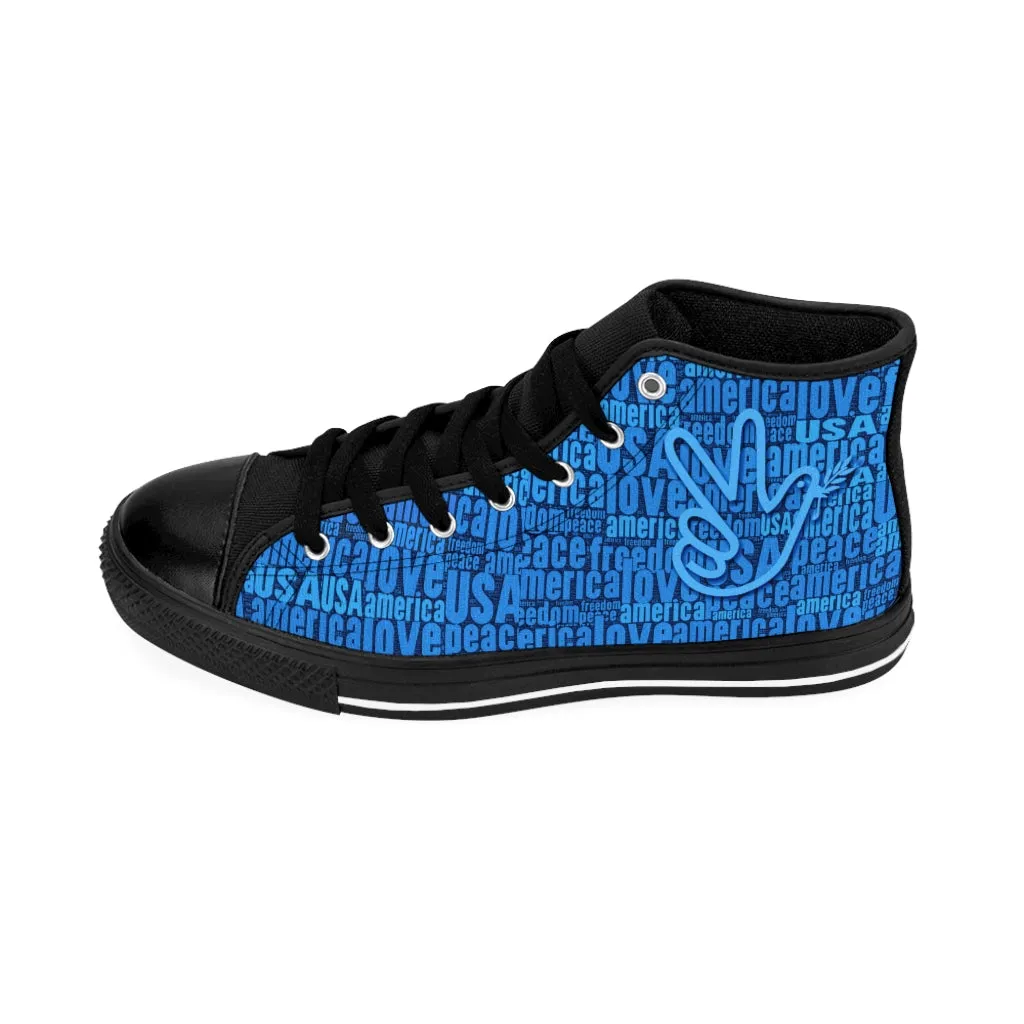 Peace Dove - USA - Women's High-top Sneakers