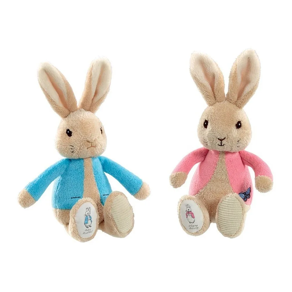 Peter Rabbit & Flopsy Bunny Plush Rattle