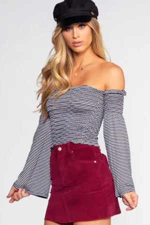 Pierce Off The Shoulder Top