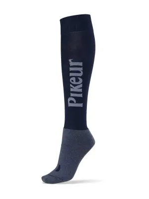 PIKEUR Socks – Knee Length - Nightblue