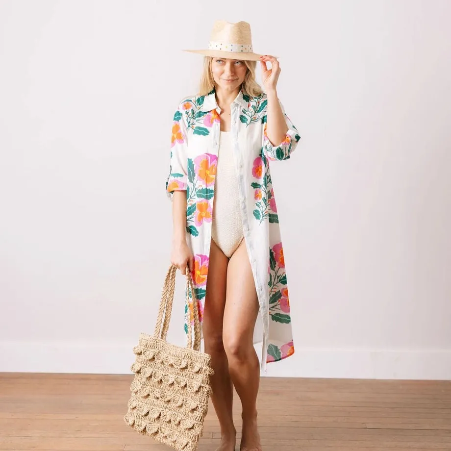 Pink Flower Alex Cover-Up
