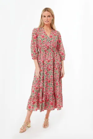 Pink Jungle Maria Dress