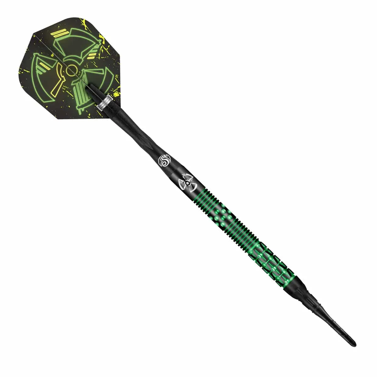 Pro Series–Stowe Buntz 2.0 Black Ti Soft Tip Dart Set-90% Tungsten Barrels