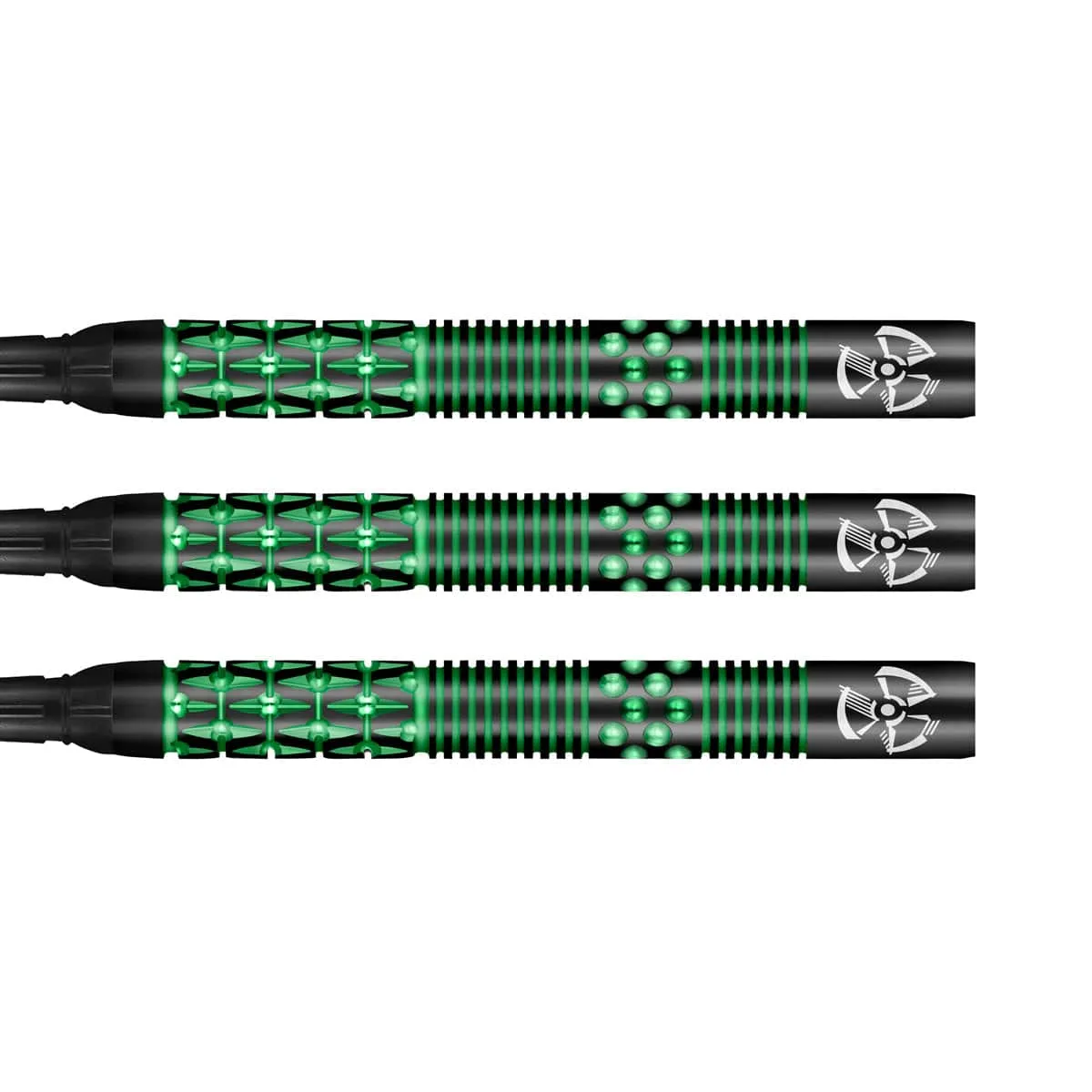 Pro Series–Stowe Buntz 2.0 Black Ti Soft Tip Dart Set-90% Tungsten Barrels