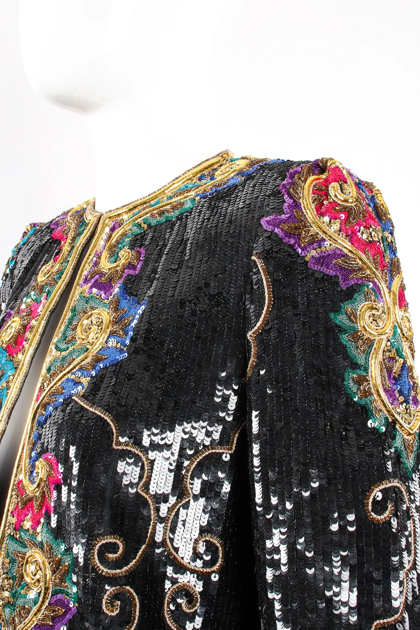 Raised Sequin Flourish Jacket