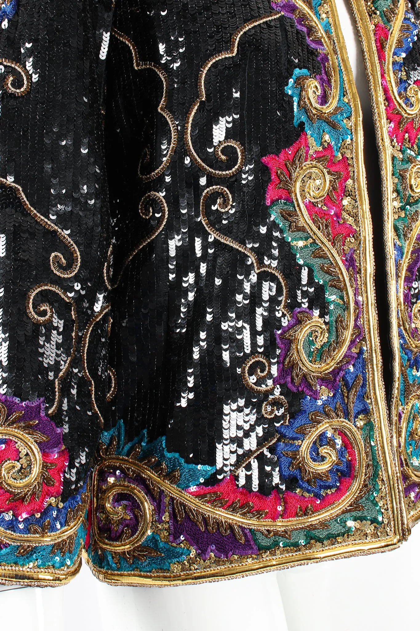 Raised Sequin Flourish Jacket