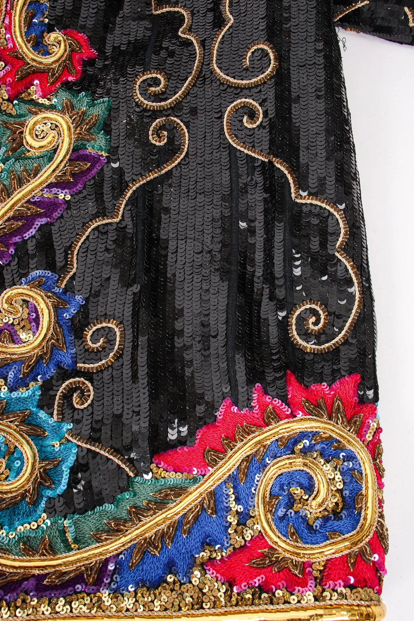 Raised Sequin Flourish Jacket
