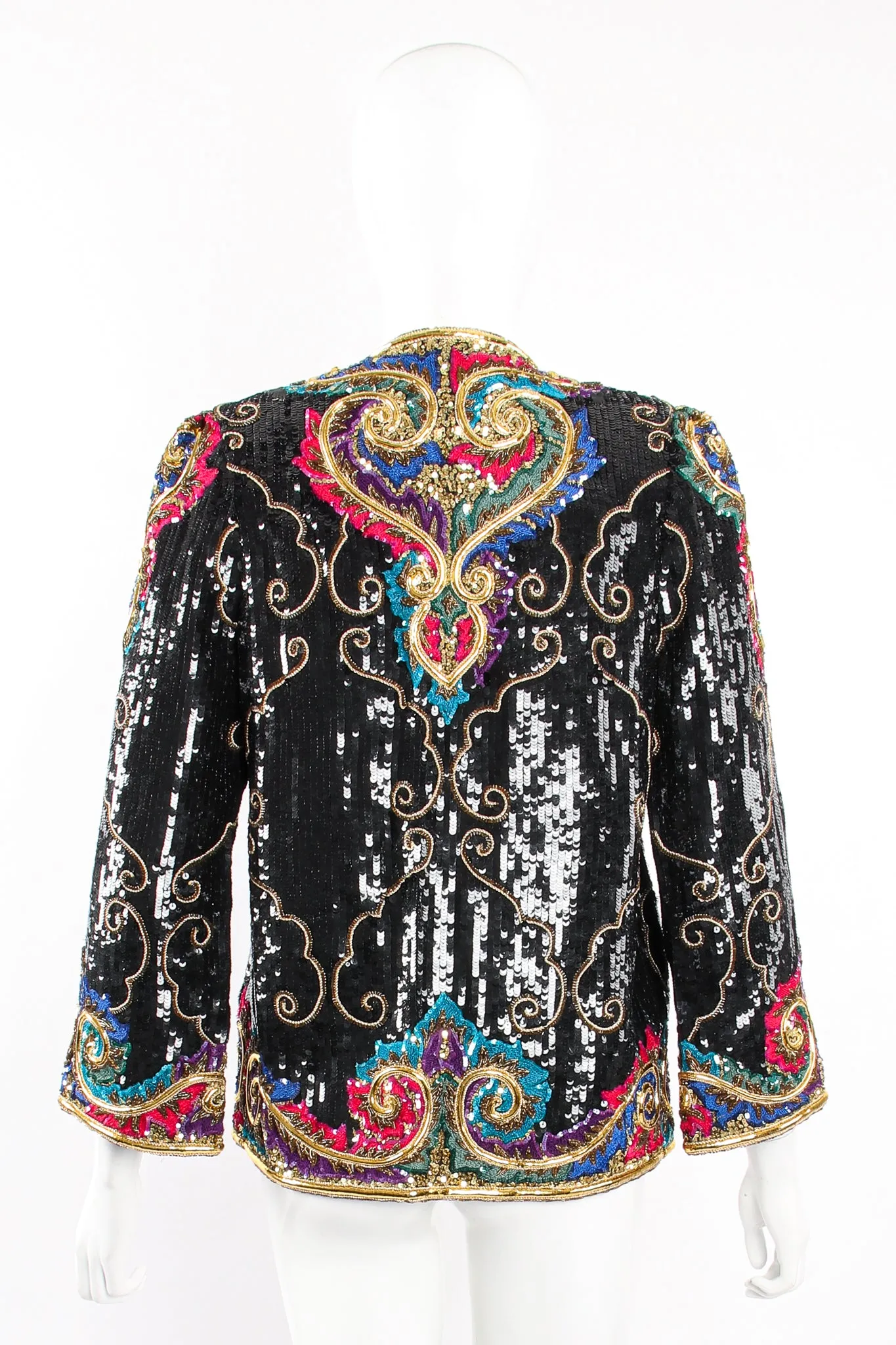 Raised Sequin Flourish Jacket
