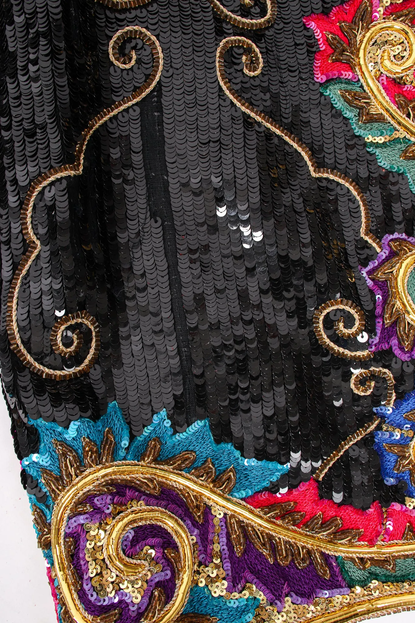 Raised Sequin Flourish Jacket