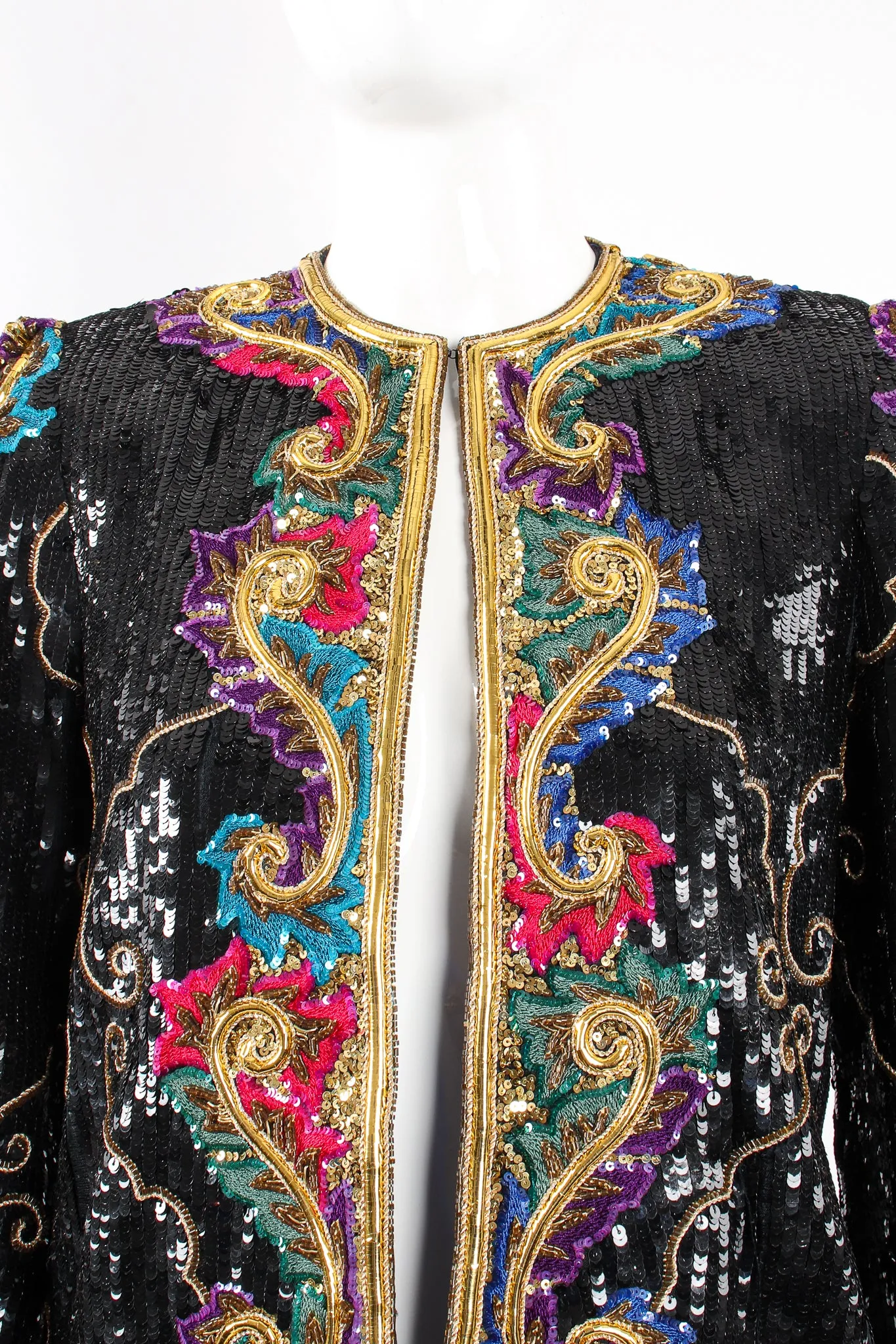 Raised Sequin Flourish Jacket