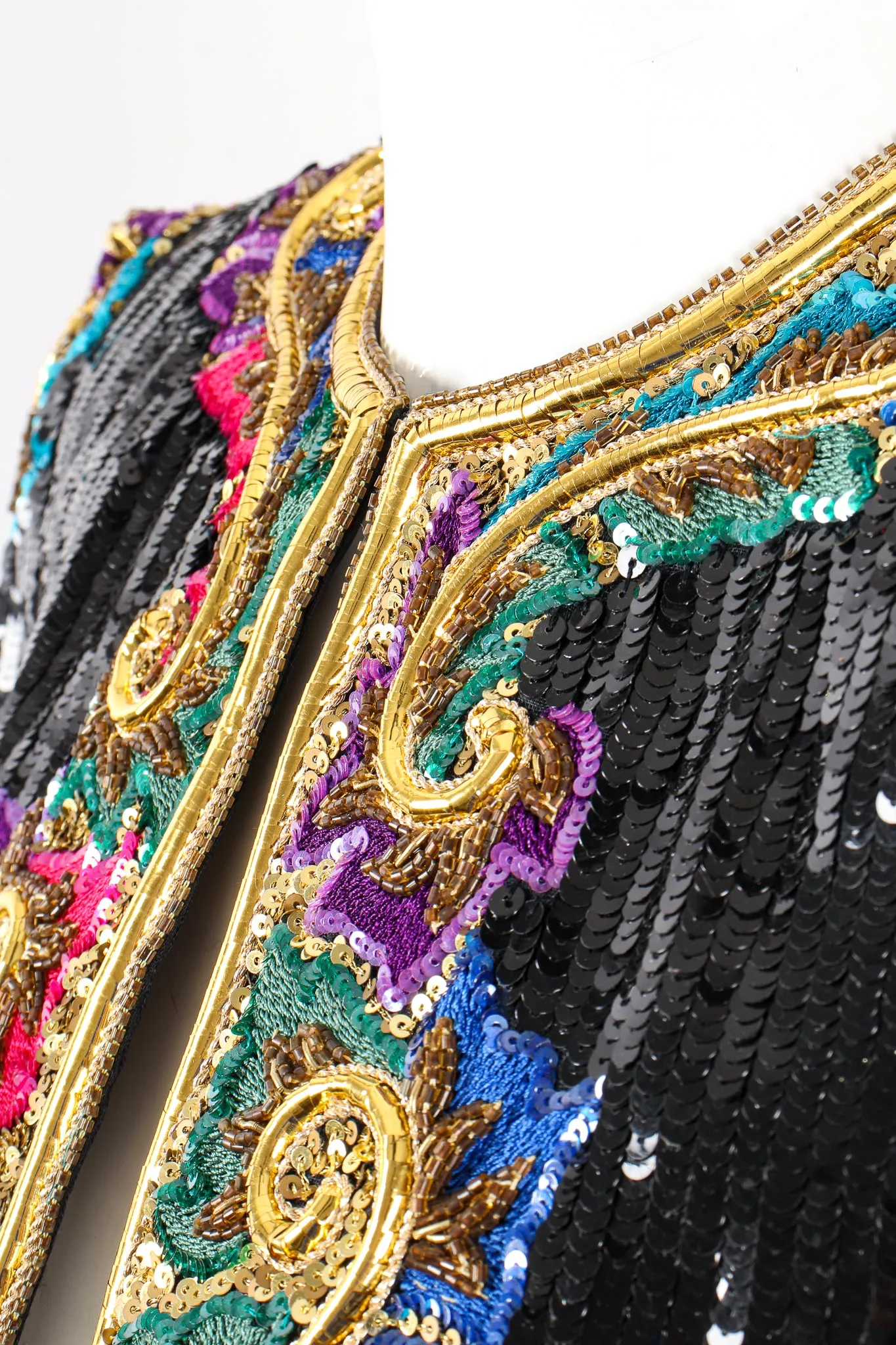 Raised Sequin Flourish Jacket
