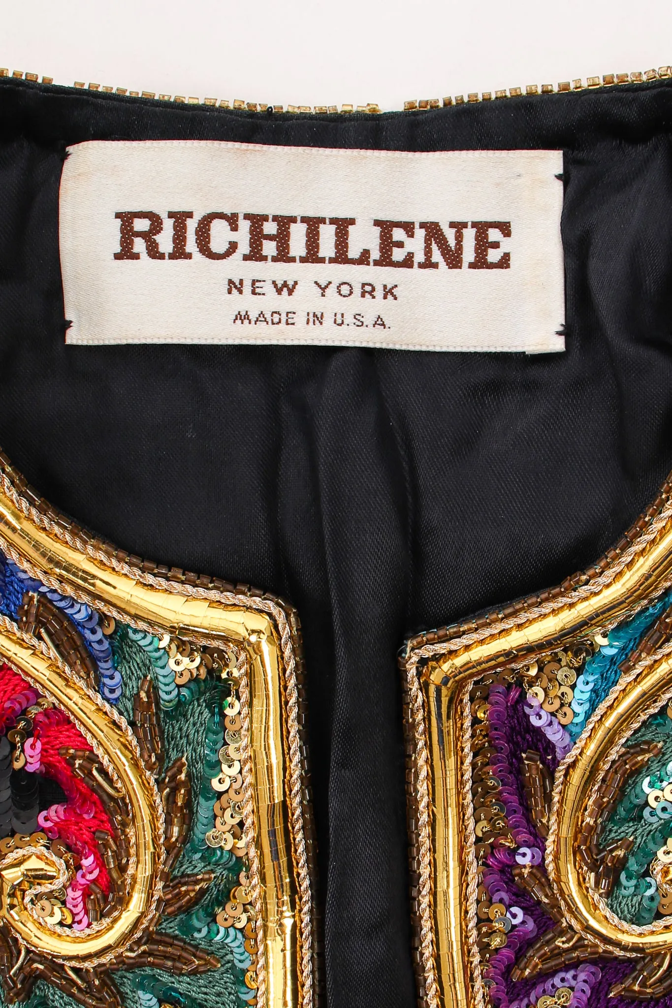 Raised Sequin Flourish Jacket