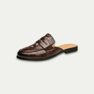 Randimo | Men Old Money Style Crocodile Pattern Orthopedic Loafers