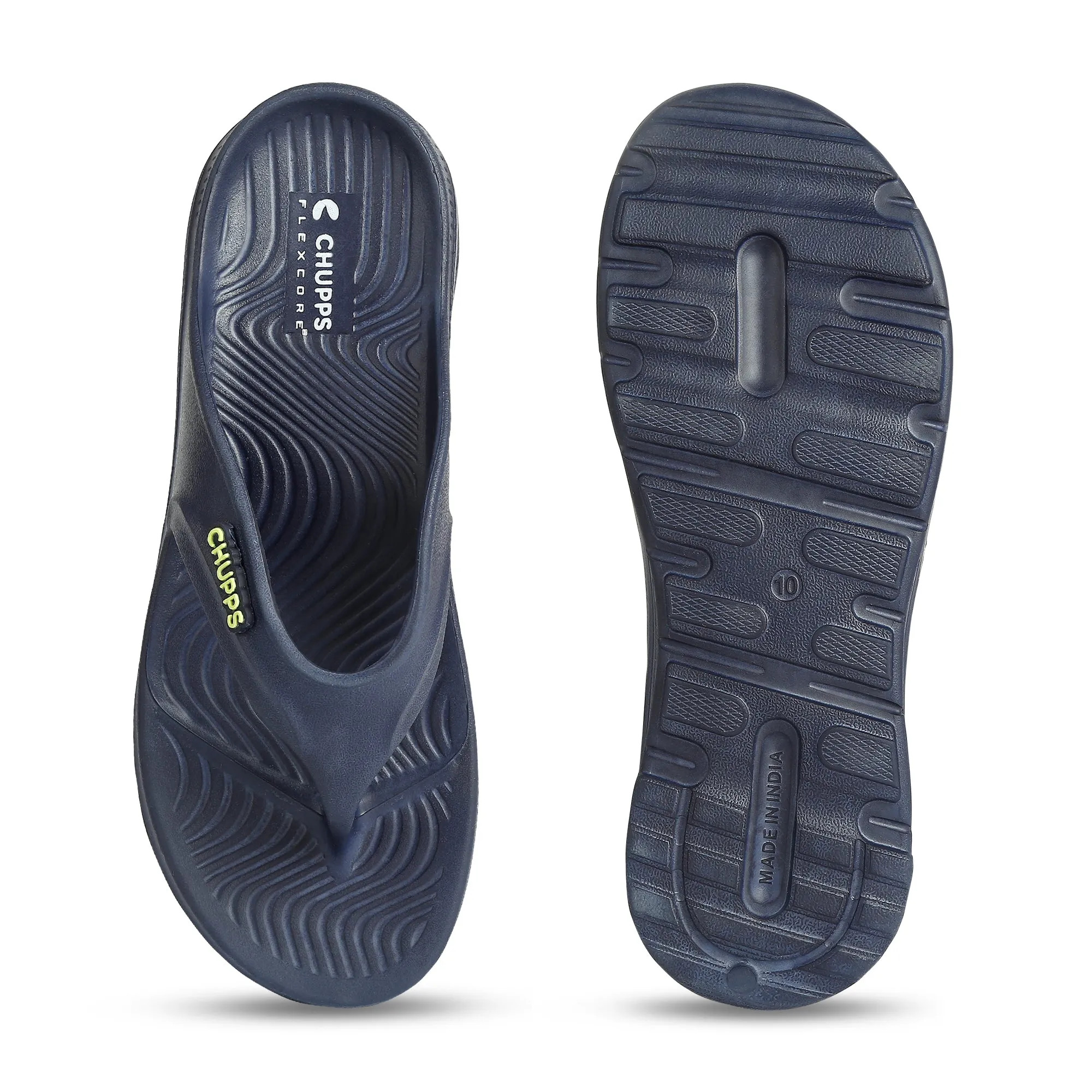 Raw Navy V-Strap