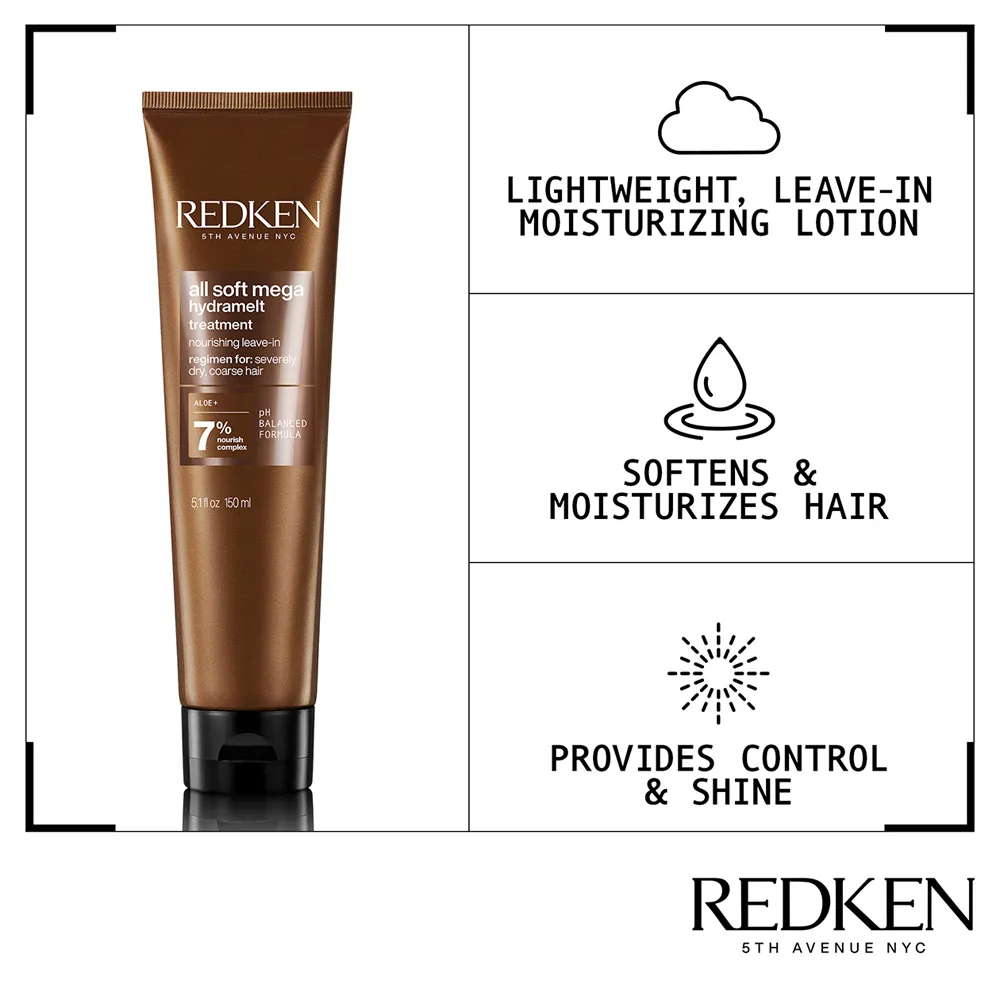 REDKEN - All Soft Mega Hydramelt Creme 5oz.