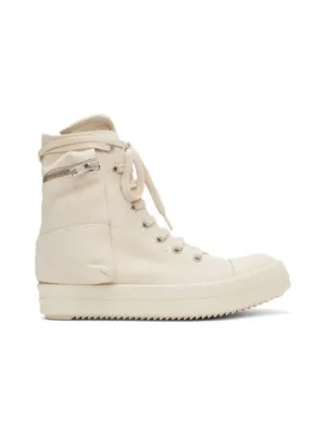 RICK OWENS DRKSHDW Beige Cargo Sneakers