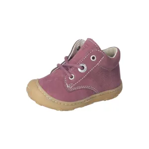 Ricosta Cory First Walker Lace Up Leather Ankle Boot Purple