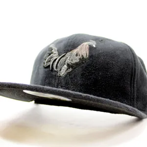 ROOSTER New Era 59Fifty Fitted Hat (Black Suede Black On Black)