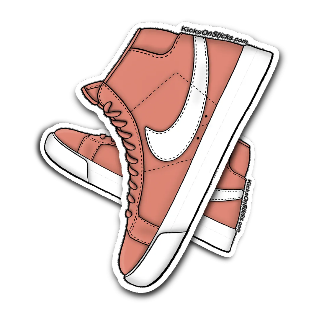 SB Blazer "Dusty Peach" Sneaker Sticker