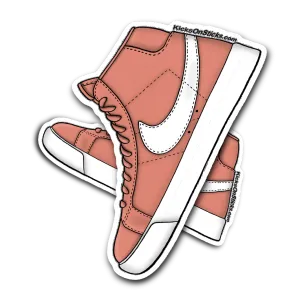 SB Blazer "Dusty Peach" Sneaker Sticker