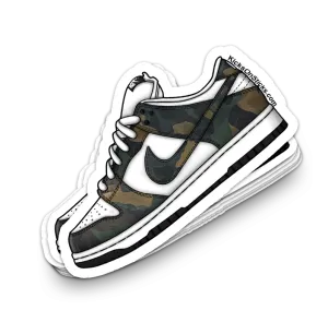 SB Dunk Low "Legion Green" Sneaker Sticker