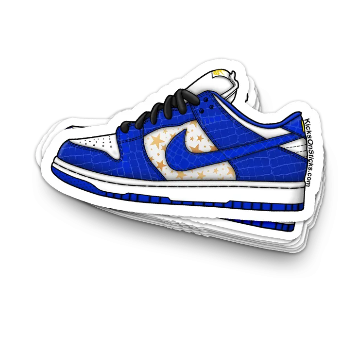 SB Dunk Low "Supreme Blue 2021" Sneaker Sticker