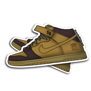 SB Dunk Mid "Lewis Marnell" Sneaker Sticker