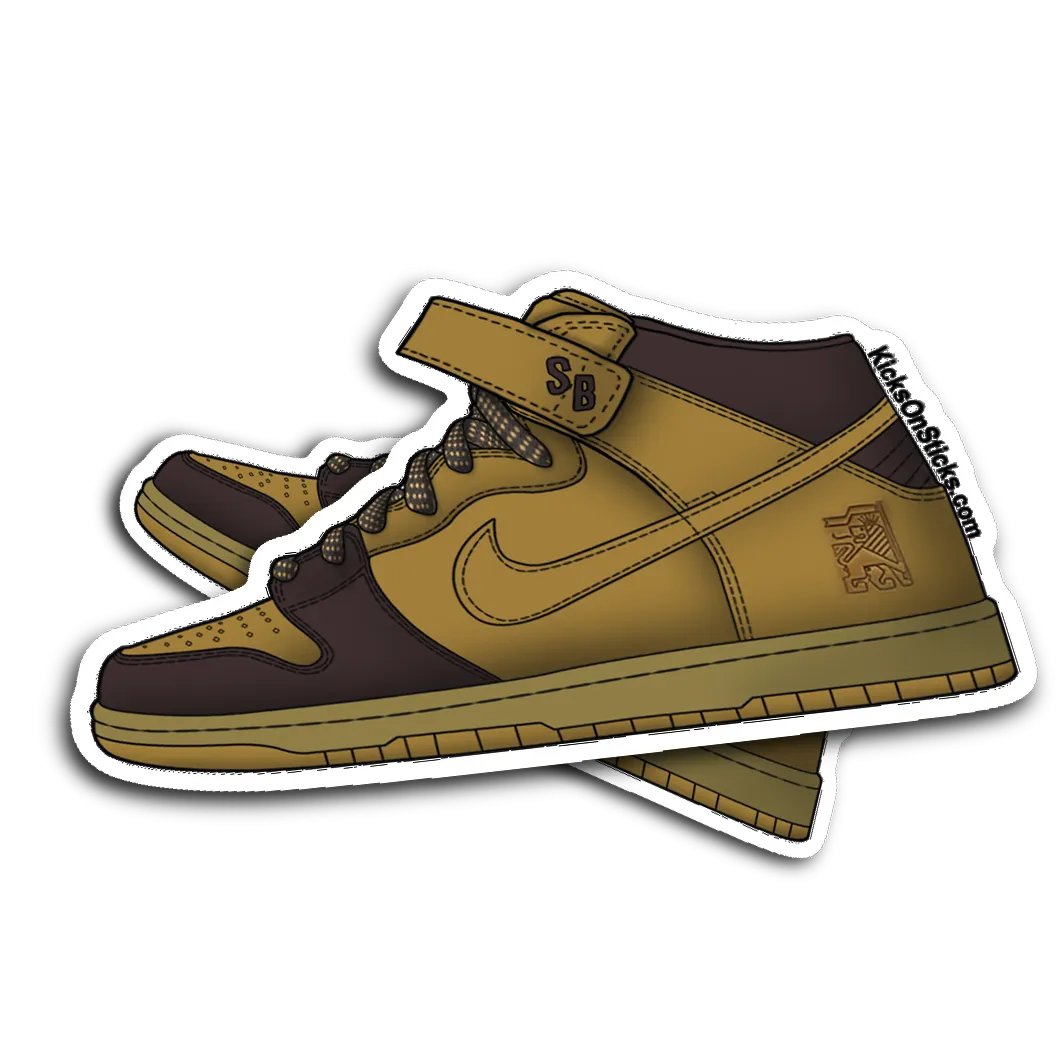 SB Dunk Mid "Lewis Marnell" Sneaker Sticker