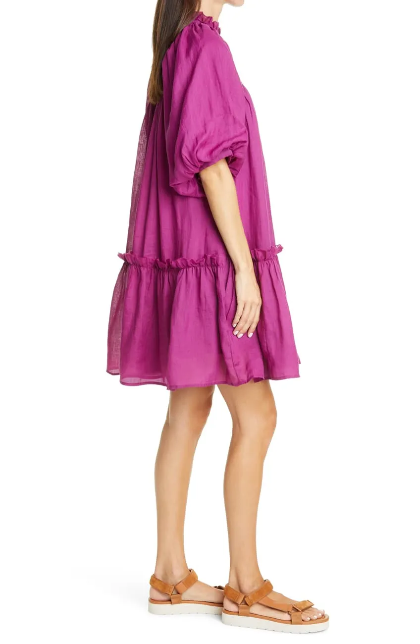 Sea NY Geneva Lantern Sleeve Babydoll Dress, Sz XS! Retails $250  on sale