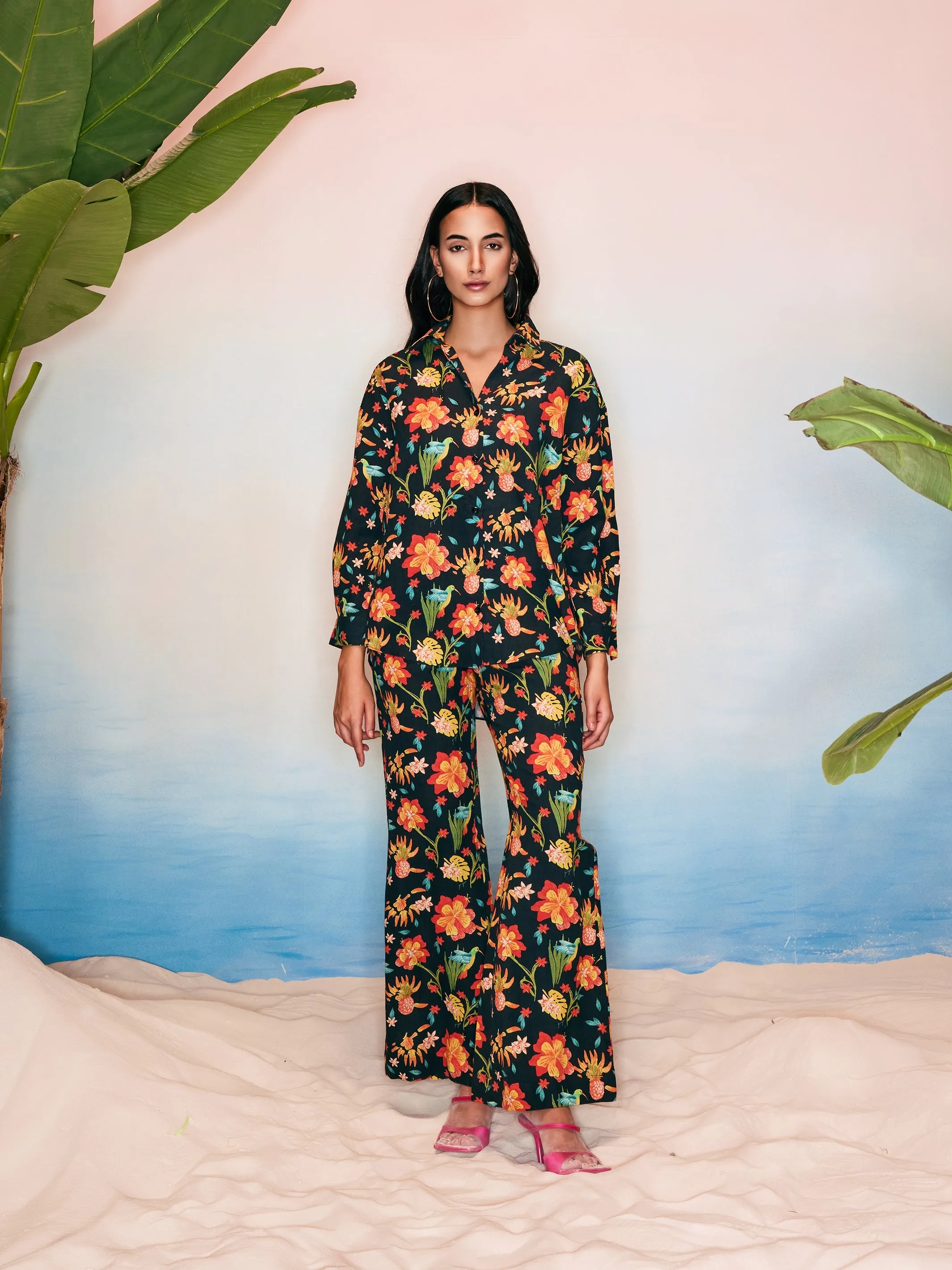 Sitara Buttondown Shirt & Pants Set