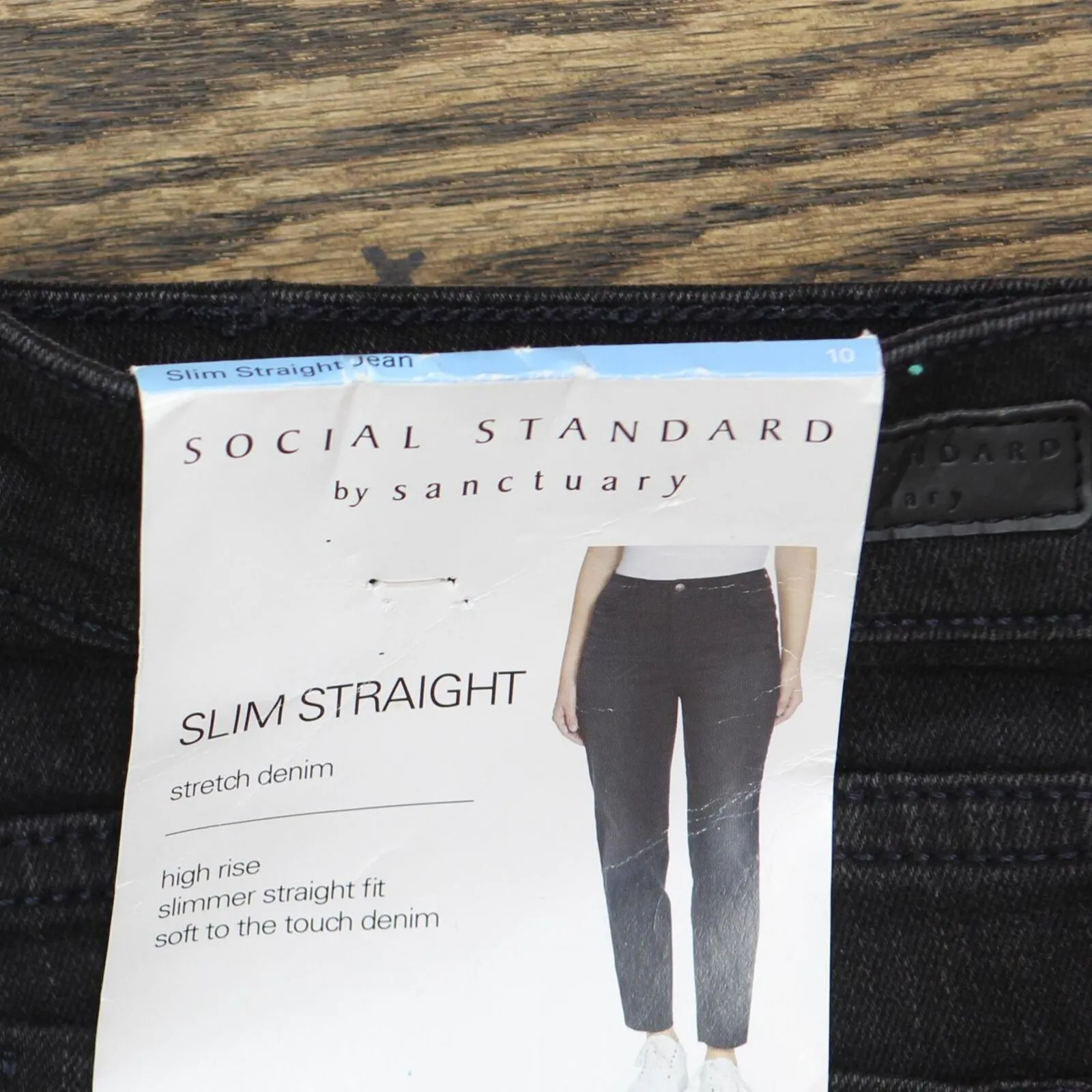 Social Standard by Sancturary Womens Slim Straight Jeans 49010207