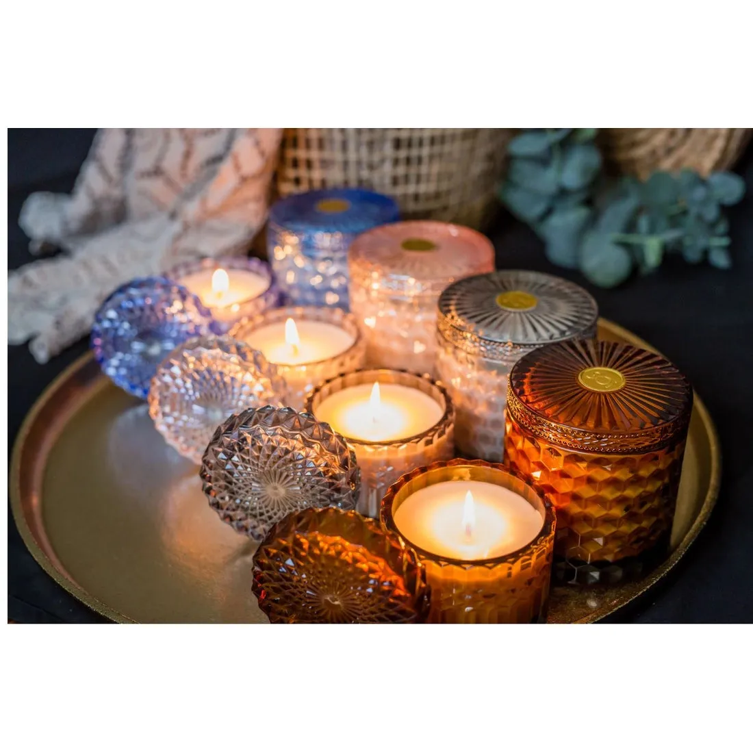 Soi Company Petite Shimmer Candle Heathered Suede 8oz