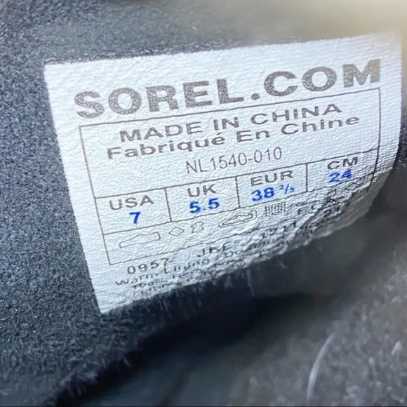 Sorel Joan of Arctic Winter Boots Black 7